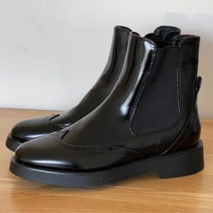Marks & Spencer Shiny Black Ankle Boots